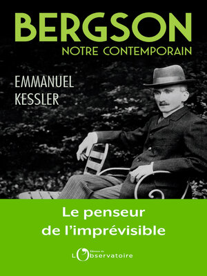 cover image of Bergson, notre contemporain